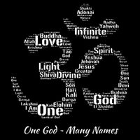 Names Of God In Om Symbol Yoga Inspired Aum T Cooling Performance Crew T-Shirt