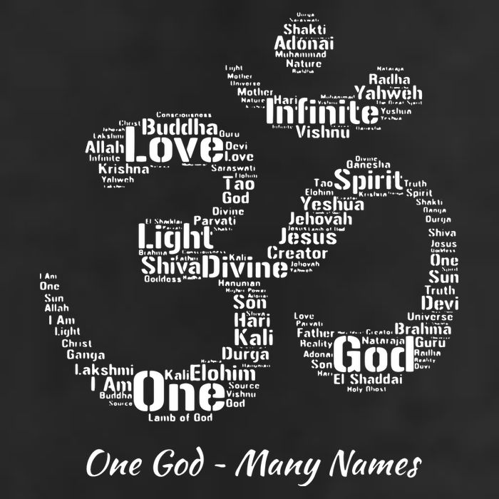 Names Of God In Om Symbol Yoga Inspired Aum T Adult Drive Performance Visor