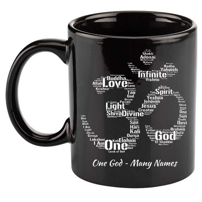 Names Of God In Om Symbol Yoga Inspired Aum T 11oz C Handle Ceramic Mug