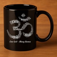 Names Of God In Om Symbol Yoga Inspired Aum T 11oz C Handle Ceramic Mug