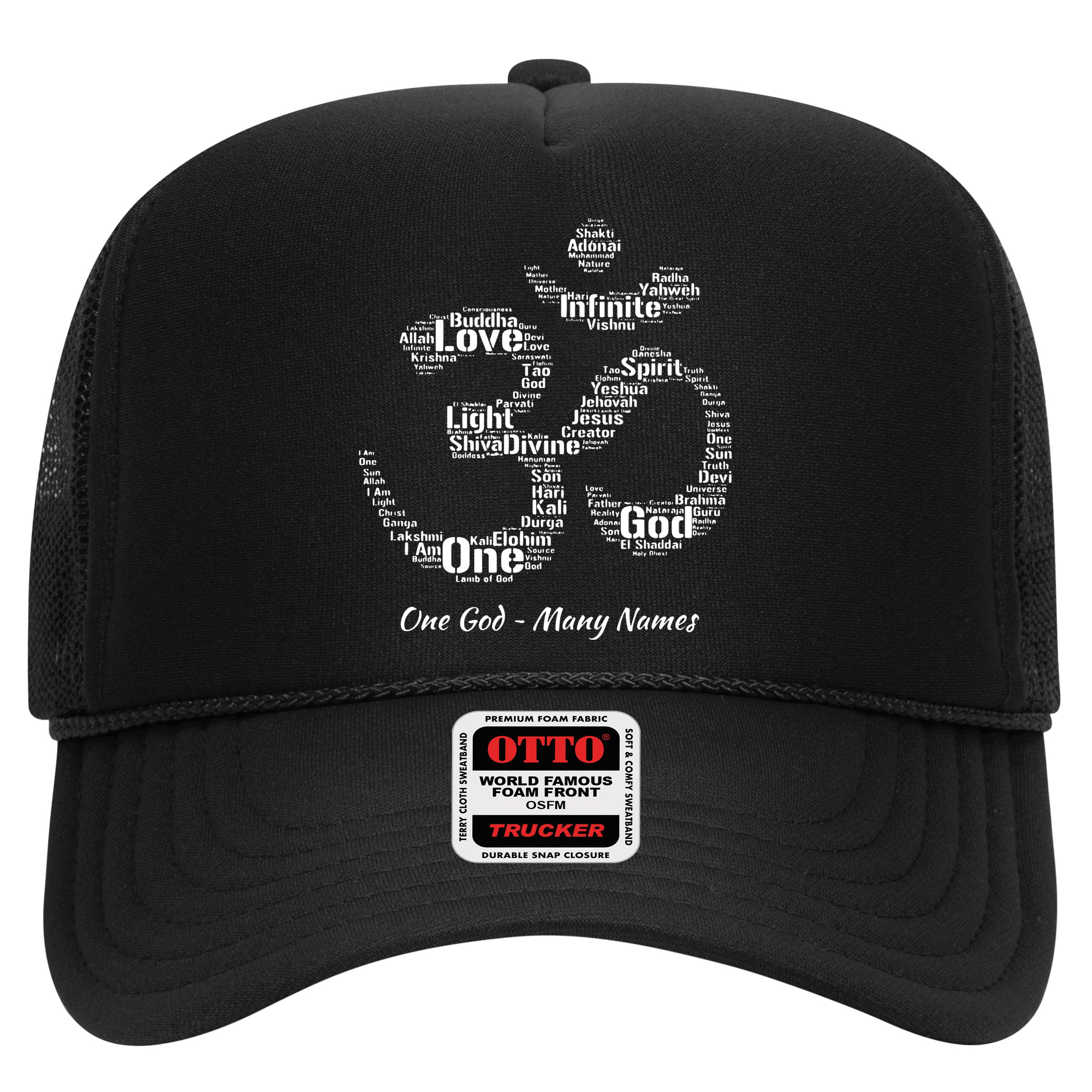 Names Of God In Om Symbol Yoga Inspired Aum T Hat