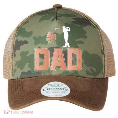 Number One Golf Dad Father's Day Gift For Dad Legacy Tie Dye Trucker Hat