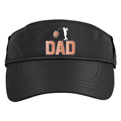 Number One Golf Dad Father's Day Gift For Dad Adult Drive Performance Visor