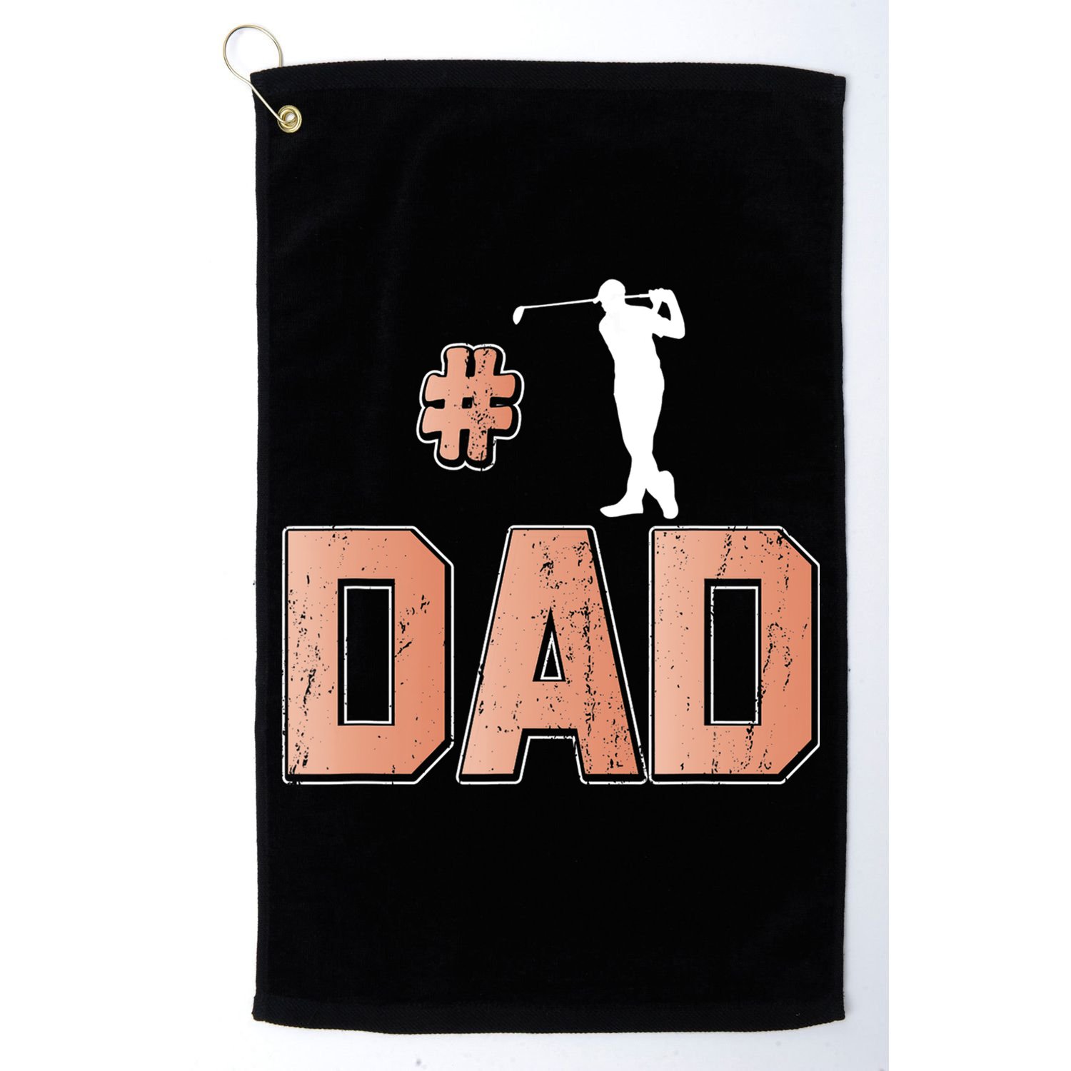Number One Golf Dad Father's Day Gift For Dad Golf Towel