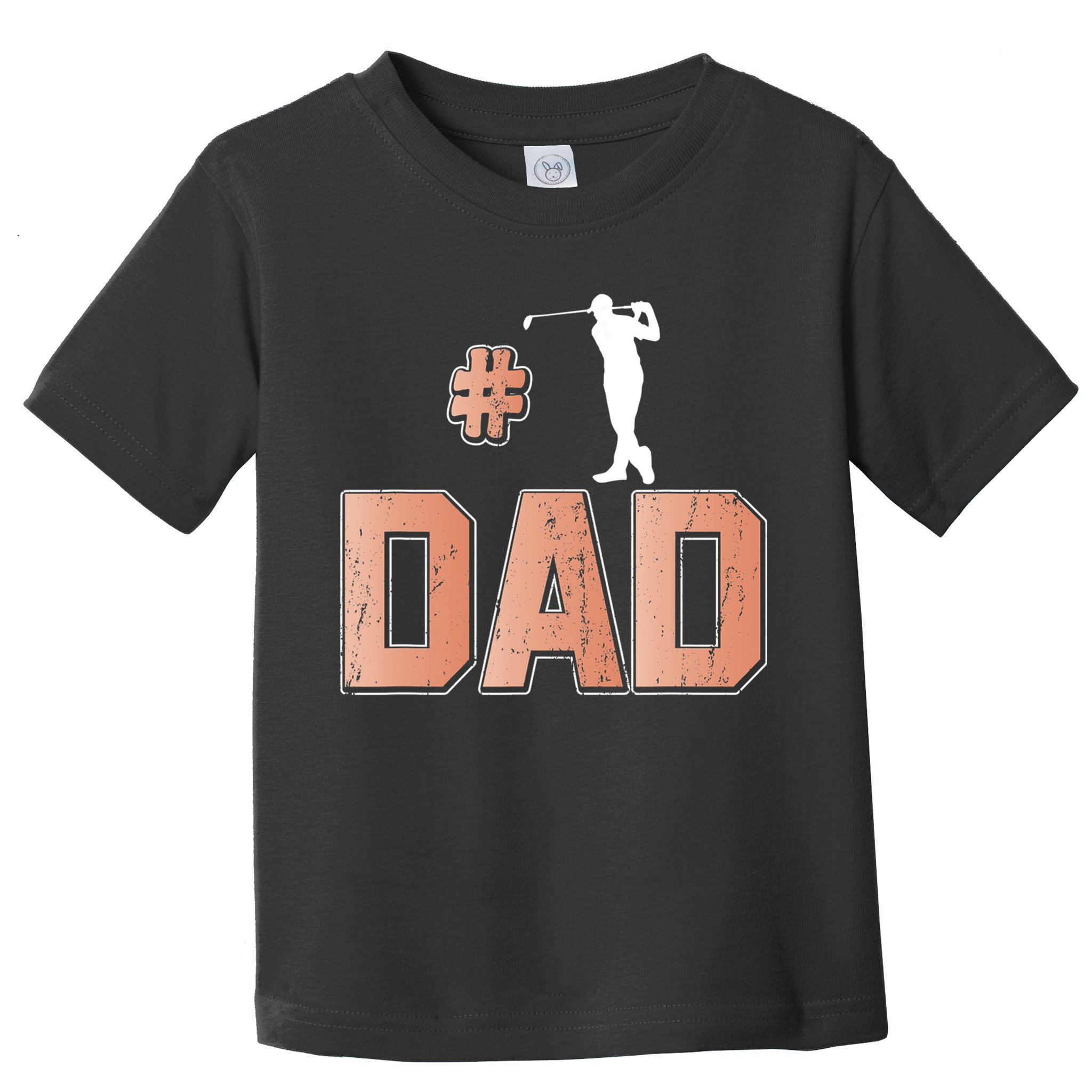 Number One Golf Dad Father's Day Gift For Dad Toddler T-Shirt