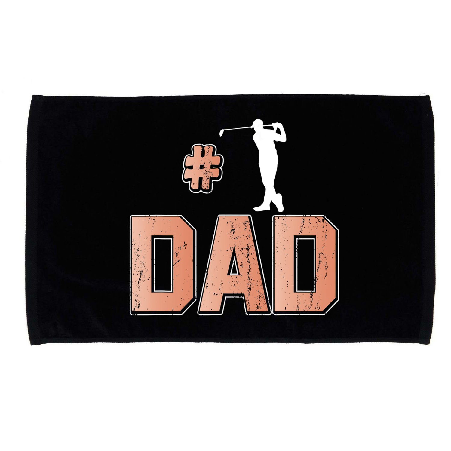 Number One Golf Dad Father's Day Gift For Dad Microfiber Hand Towel