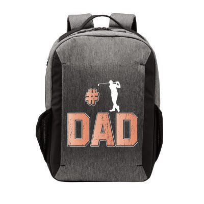 Number One Golf Dad Father's Day Gift For Dad Vector Backpack