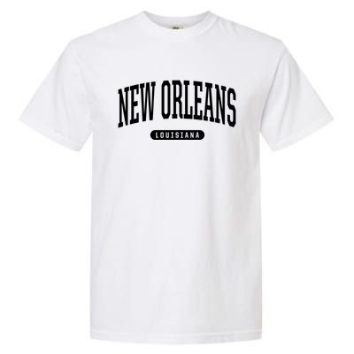 New Orleans Gift College University Style La Us Garment-Dyed Heavyweight T-Shirt