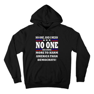 No One Has Done More To Harm America Than Democrats Hoodie