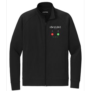 New Orleans Is Calling And I Must Go Louisiana Usa Traveling Stretch Full-Zip Cadet Jacket