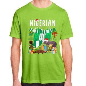 Nigeria Outfit Idea For & Novelty Nigerian Christmas Adult ChromaSoft Performance T-Shirt