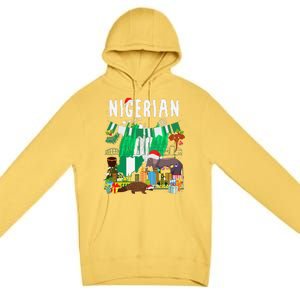 Nigeria Outfit Idea For & Novelty Nigerian Christmas Premium Pullover Hoodie