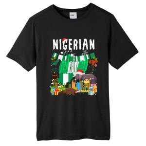 Nigeria Outfit Idea For & Novelty Nigerian Christmas Tall Fusion ChromaSoft Performance T-Shirt