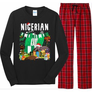 Nigeria Outfit Idea For & Novelty Nigerian Christmas Long Sleeve Pajama Set