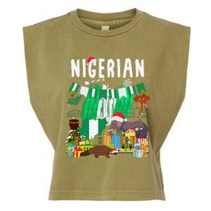 Nigeria Outfit Idea For & Novelty Nigerian Christmas Garment-Dyed Women's Muscle Tee