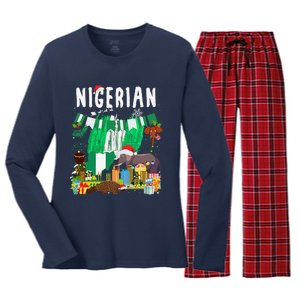 Nigeria Outfit Idea For & Novelty Nigerian Christmas Women's Long Sleeve Flannel Pajama Set 