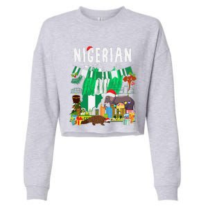 Nigeria Outfit Idea For & Novelty Nigerian Christmas Cropped Pullover Crew