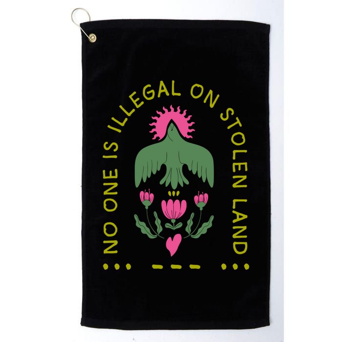 No One Is Illegal On Stolen Land Golf Towel