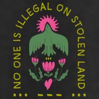 No One Is Illegal On Stolen Land Golf Towel