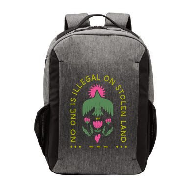 No One Is Illegal On Stolen Land Vector Backpack