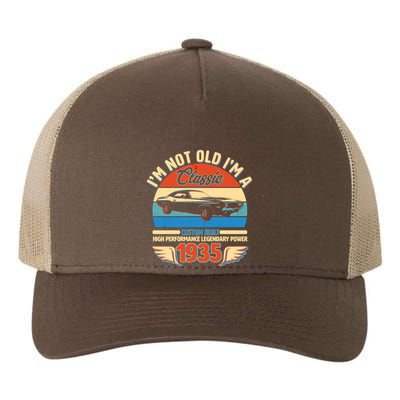 Not Old Im A Classic 1935 Car Lovers 90th Birthday Yupoong Adult 5-Panel Trucker Hat
