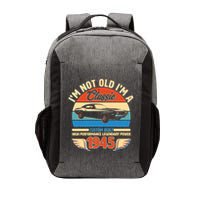 Not Old Im A Classic 1945 Car Lovers 80th Birthday Vector Backpack