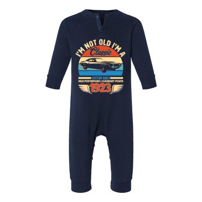 Not Old I'm A Classic 1923 Car Lovers 100th Birthday Infant Fleece One Piece