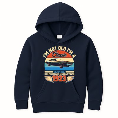 Not Old I'm A Classic 1923 Car Lovers 100th Birthday Kids Hoodie