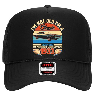 Not Old I'm A Classic 1933 Car Lovers 90th Birthday Trucker Hat