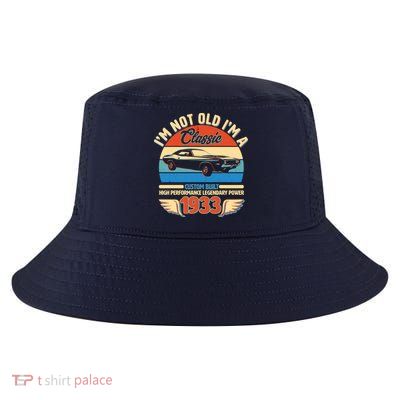 Not Old I'm A Classic 1933 Car Lovers 90th Birthday Cool Comfort Performance Bucket Hat