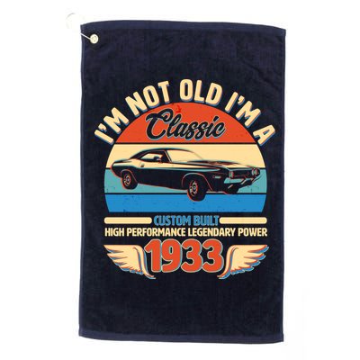 Not Old I'm A Classic 1933 Car Lovers 90th Birthday Golf Towel