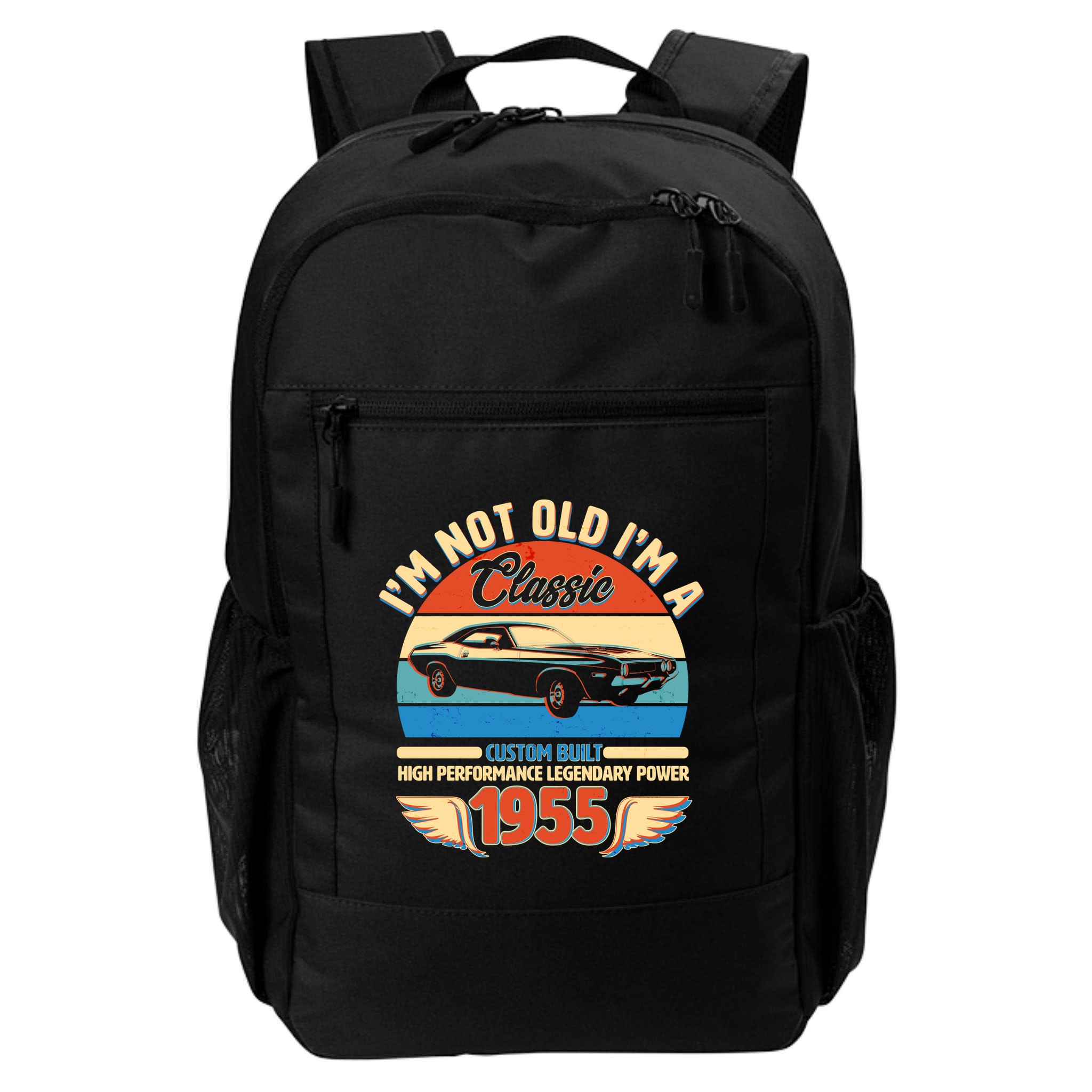 Not Old Im A Classic 1955 Car Lovers 70th Birthday Backpack
