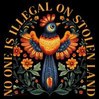 No One Is Illegal On Stolen Land Native Americans Flatbill Hat