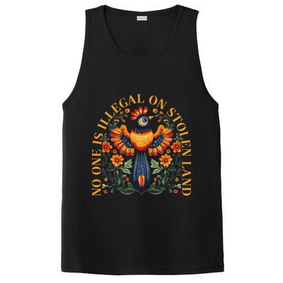 No One Is Illegal On Stolen Land Native Americans PosiCharge Competitor Tank