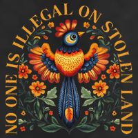 No One Is Illegal On Stolen Land Native Americans Golf Towel