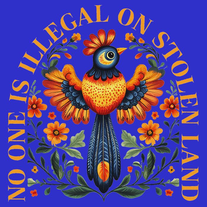 No One Is Illegal On Stolen Land Native Americans 16 in Basic Backpack