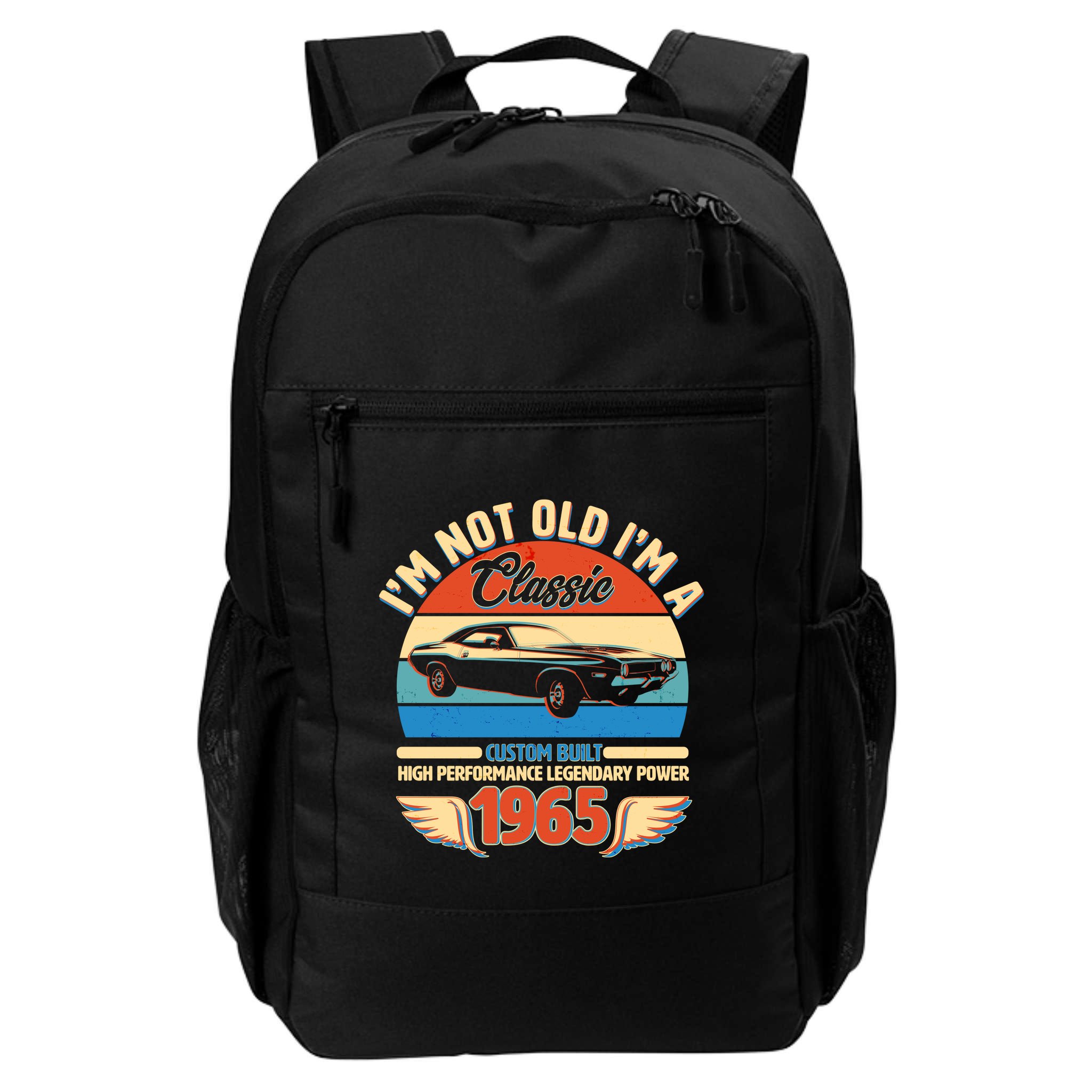 Not Old Im A Classic 1965 Car Lovers 60th Birthday Backpack