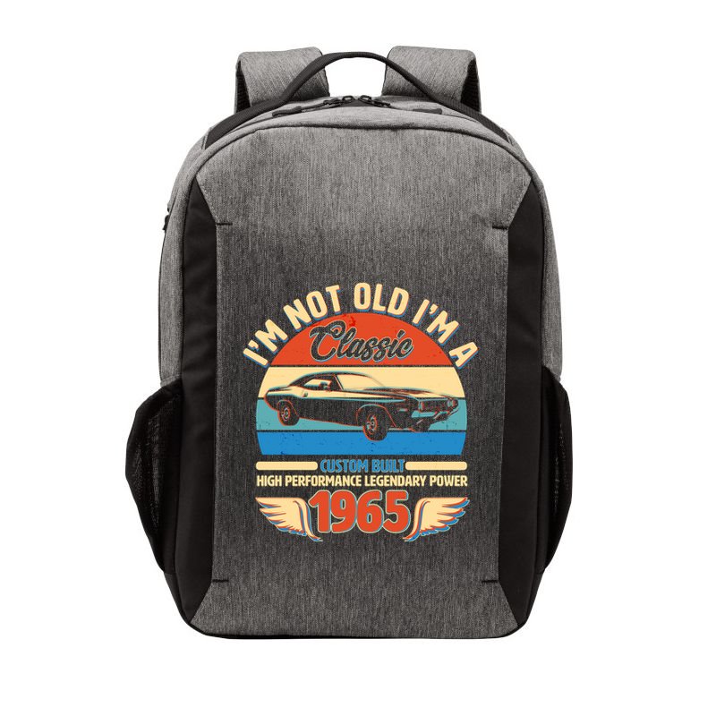 Not Old Im A Classic 1965 Car Lovers 60th Birthday Vector Backpack