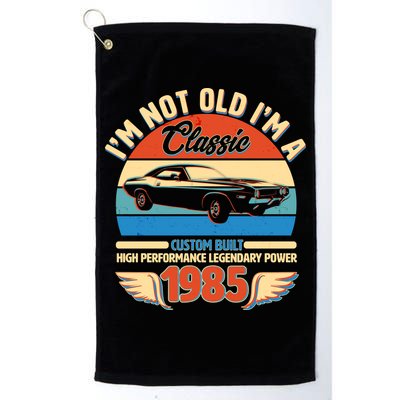 Not Old Im A Classic 1985 Car Lovers 40th Birthday Golf Towel