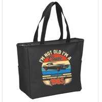 Not Old Im A Classic 1985 Car Lovers 40th Birthday Zip Tote Bag