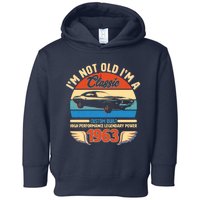 Not Old I'm A Classic 1963 Car Lovers 60th Birthday Toddler Hoodie