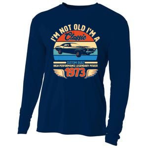 Not Old I'm A Classic 1973 Car Lovers 50th Birthday Cooling Performance Long Sleeve Crew