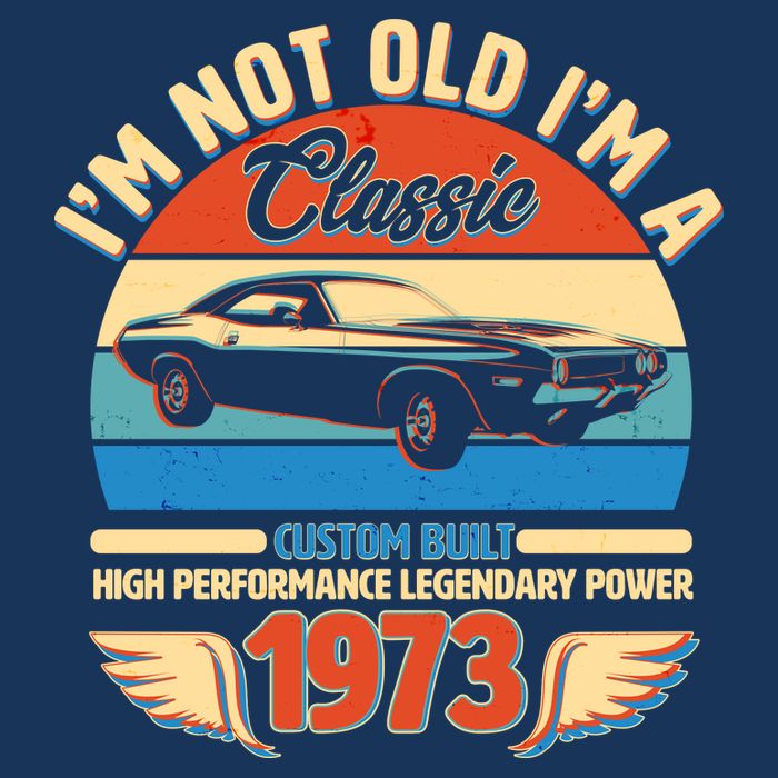 Not Old I'm A Classic 1973 Car Lovers 50th Birthday Baby Bodysuit