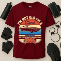 Not Old Im A Classic 1995 Car Lovers 30th Birthday Cooling Performance Crew T-Shirt