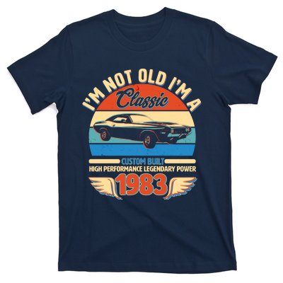 Not Old I'm A Classic 1983 Car Lovers 40th Birthday T-Shirt