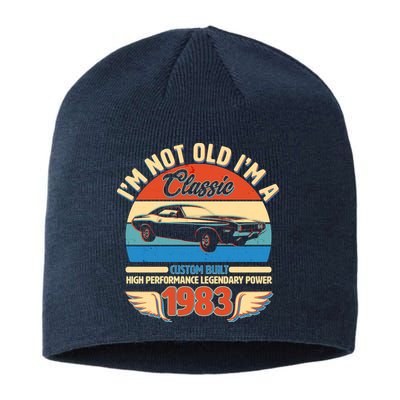 Not Old I'm A Classic 1983 Car Lovers 40th Birthday Sustainable Beanie
