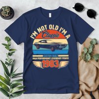 Not Old I'm A Classic 1983 Car Lovers 40th Birthday Premium T-Shirt