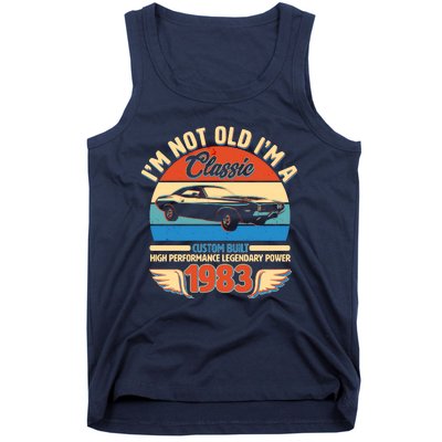 Not Old I'm A Classic 1983 Car Lovers 40th Birthday Tank Top