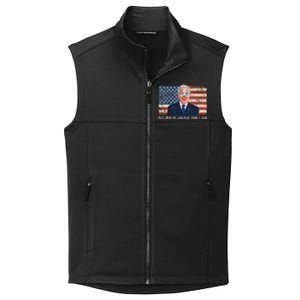 No One Is Above The Law Funny Joe Biden Usa Flag Collective Smooth Fleece Vest