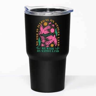 No One Is Illegal On Stolen Land We Walk On Native Land Tumbler